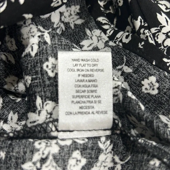 Kingston Grey Black and White Floral Jumpsuit - Picture 10 of 10